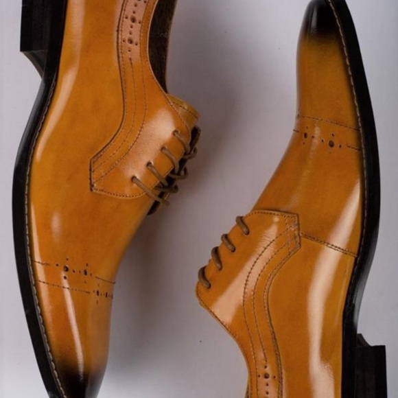 🚫SOLD🚫Like New!Stacy Adams Shallon Tan Dress Shoe Size 8 - Picture 6 of 10